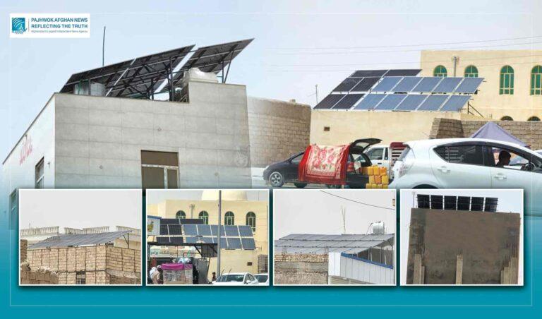 Blackouts force Nimroz residents to turn to solar power