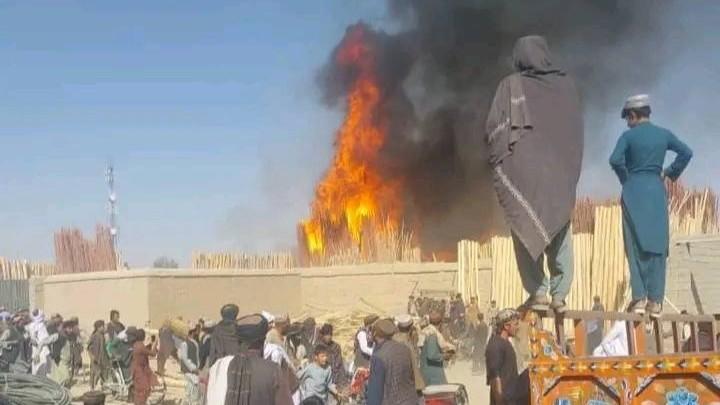 منابع امنیتی: آتش‌سوزی در زابل سه میلیون افغانی خسارت وارد کرده‌است