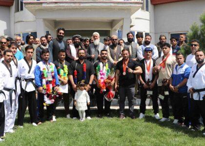 Afghan fitness athletes return home with 4 bronze medals