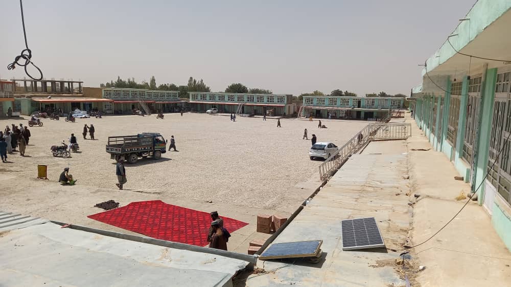 یک مارکیت تجارتی در فاریاب افتتاح شد