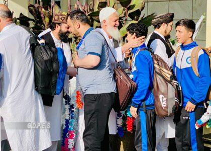 بازگشت تیم ووشوی افغانستان با سه مدال ارزشمند از رقابت‌های آسیایی چین