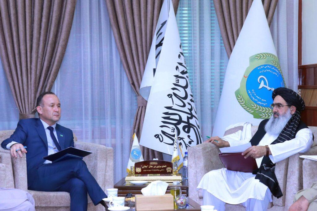 د عامې روغتیا وزیر د قزاقستان له سفیر سره د روغتیا برخه کې پر همکاریو خبرې کړې