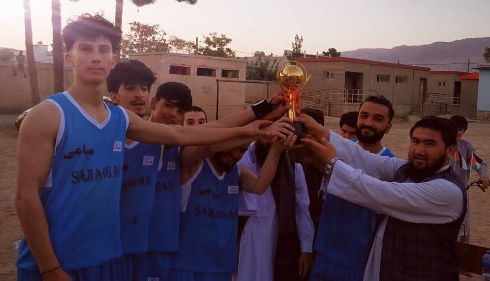 مسابقات بسکتبال میان چهار تیم در سمنگان برگزار شد