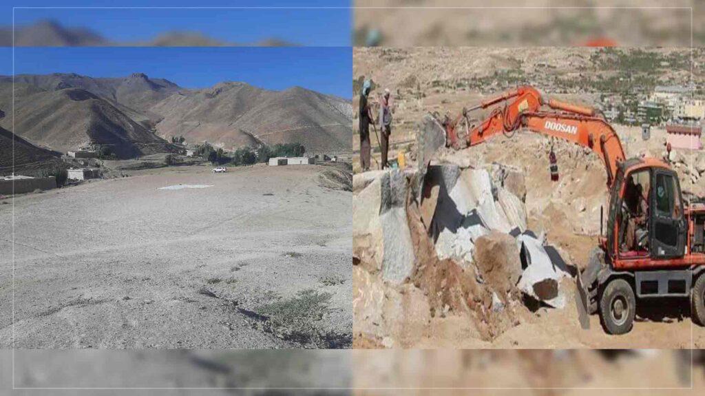 کار ساخت یک مسلخ و تعمیر ولسوالی سنگتخت و بندر در دایکندی آغاز شد