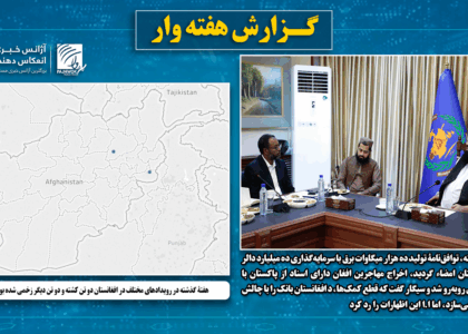 هفتۀ گذشته در رویدادهای مختلف در افغانستان دو تن کشته و دو تن دیگر زخمی شده بودند