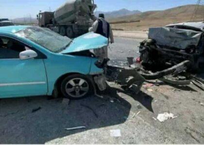 میدان وردګو کې د ترافیکي پېښې له امله شپږو کسانو ته مرګ‌ژوبله اوښتې