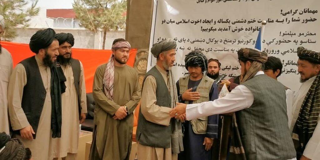 دشمنی یک‌ساله میان دو خانواده در سمنگان پایان یافت