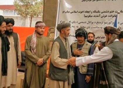 دشمنی یک‌ساله میان دو خانواده در سمنگان پایان یافت