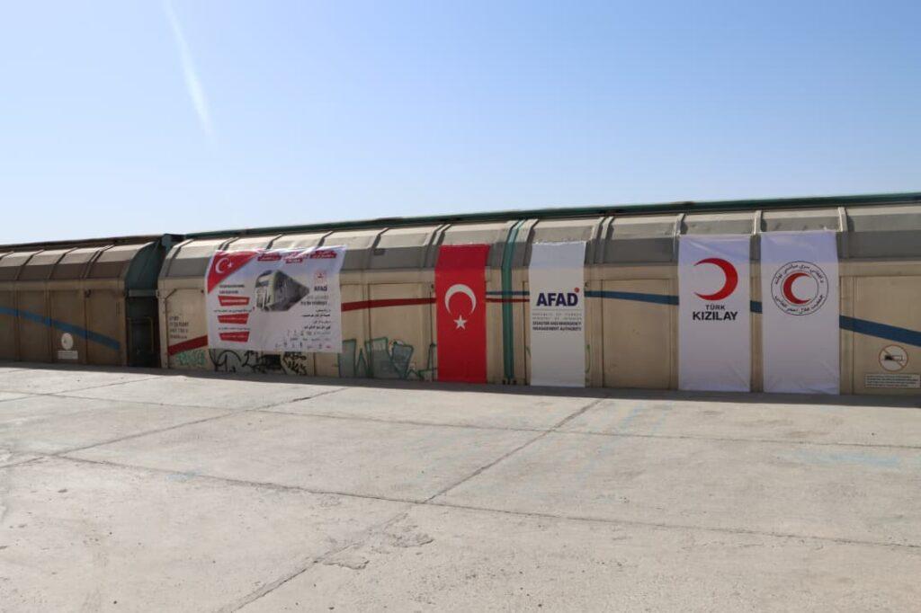  محمولۀ ۹۲۲ تُنی کمک‌های بشردوستانۀ ترکیه به افغانستان رسید