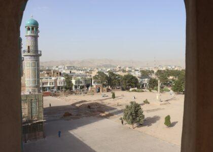 کار بازسازی پارک مسجد جامع بزرگ هرات با همکاری ترکیه آغاز شد