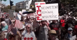 Thousands protest National Guard presence in Washington