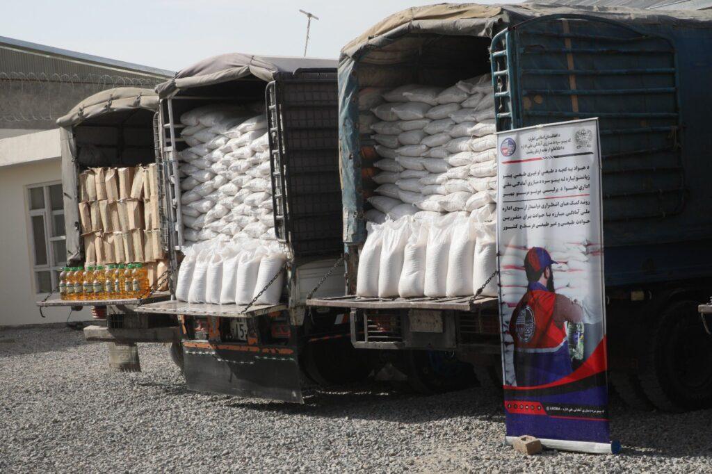 Russia-based Afghan sends 42.5 tons of aid to quake victims