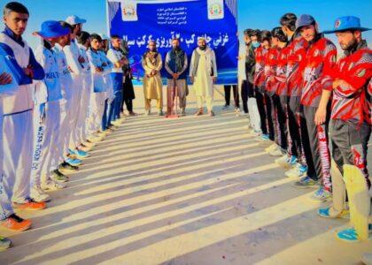 Month-long cricket tournament begins in Ghazni