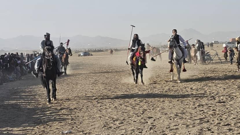 مسابقات نیزه‌‌زنی میان ۱۴ تیم در غزنی برگزار شد