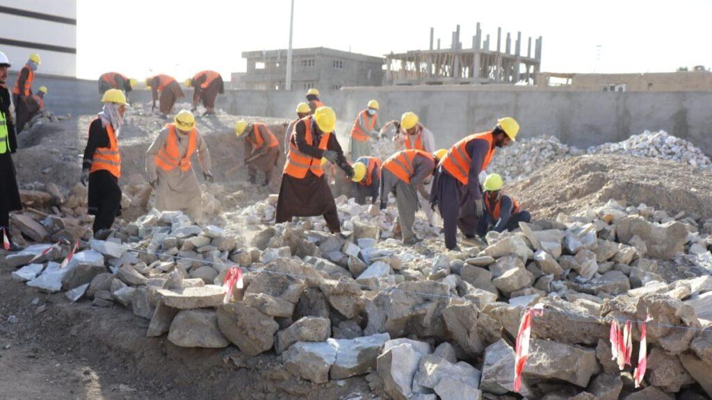 غزني ښار کې د پنځو رغنیزو پروژو چارې پیل شوې