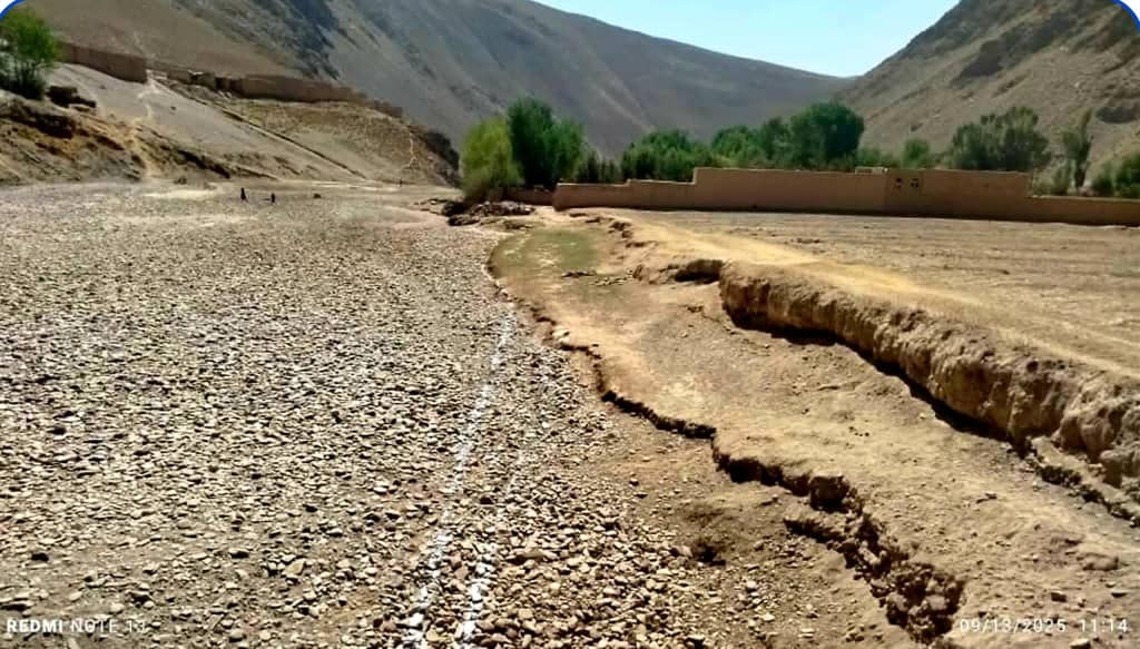 کار پروژهٔ تحکیماتی دریای هریرود و اعمار استیشن هایدرولوژی در غور آغاز شد