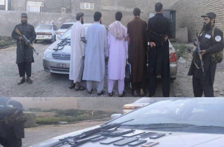 هرات کې د غلا په تور شپږ کسان نیول شوي