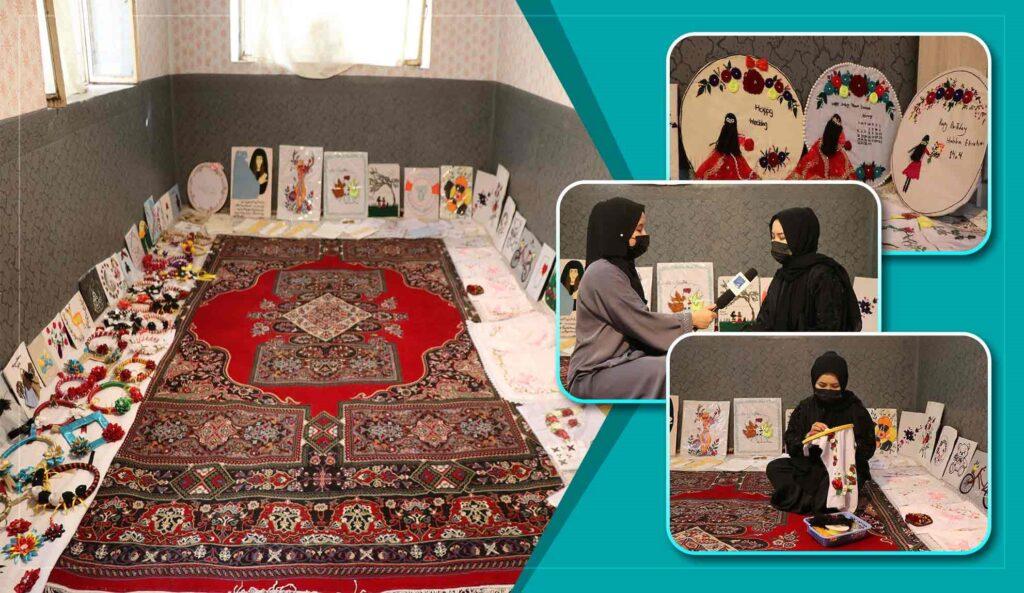 Fariba turns handicraft skills into livelihood