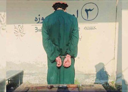 Man arrested for attempted murder of wife, children in Khost
