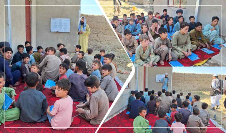 جوزجان کې بې‌ځایه شوو ته د سواد زده‌کړو ټولګیو جوړېدل؛ په ژوند کې د مثبت بدلون په لور ګام