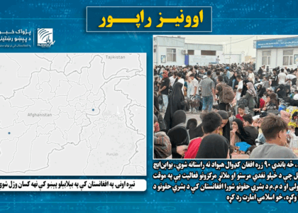 تېره اونۍ په افغانستان کې په بېلابېلو پېښو کې نهه کسان وژل شوي وو