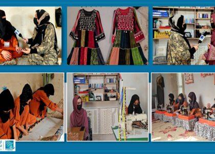 زرمینه؛ زنی در جوزجان که با یک چرخ خیاطی، چرخ زنده‌گی ۵۰ زن دیگر را به حرکت درآورد