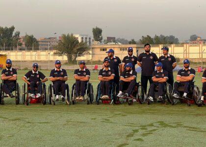 Afghan disabled cricket team in Pakistan for T20 series