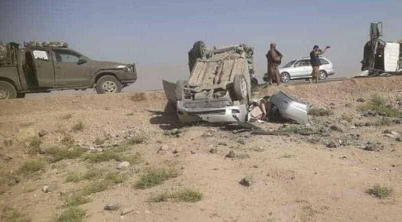 غزني او میدان وردګو کې د دوو ترافیکي پېښو له امله ۱۵ کسانو ته مرګ‌ژوبله اوښتې ده