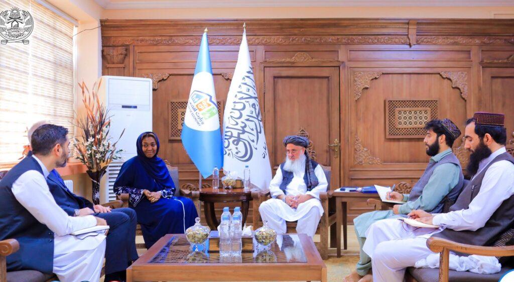 وزیر اقتصاد بر تمرکز جامعۀ جهانی روی کمک‌های انکشافی برای افغانستان تأکید کرد