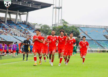 تیم ملی فوتبال زیر ۲۳ سال افغانستان میانمار را شکست داد