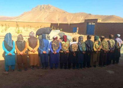 ۱۶ تن به اتهام قاچاق مواد مخدر در غور بازداشت شدند