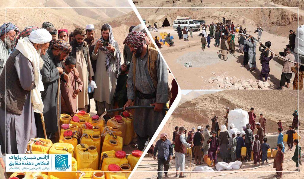 شماری از باشنده‌گان فاریاب از کمبود آب آشامیدنی و زراعتی در این ولایت شاکی‌ هستند