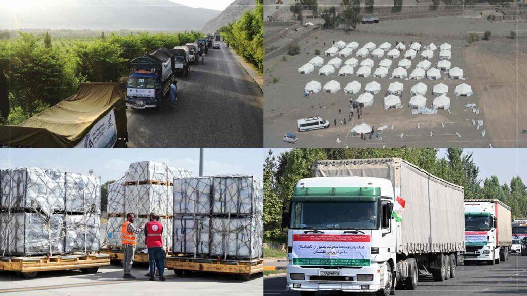 Tajikistan, Switzerland, Qatar, Azizi deliver aid to quake-hit Afghans