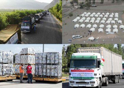 Tajikistan, Switzerland, Qatar, Azizi deliver aid to quake-hit Afghans