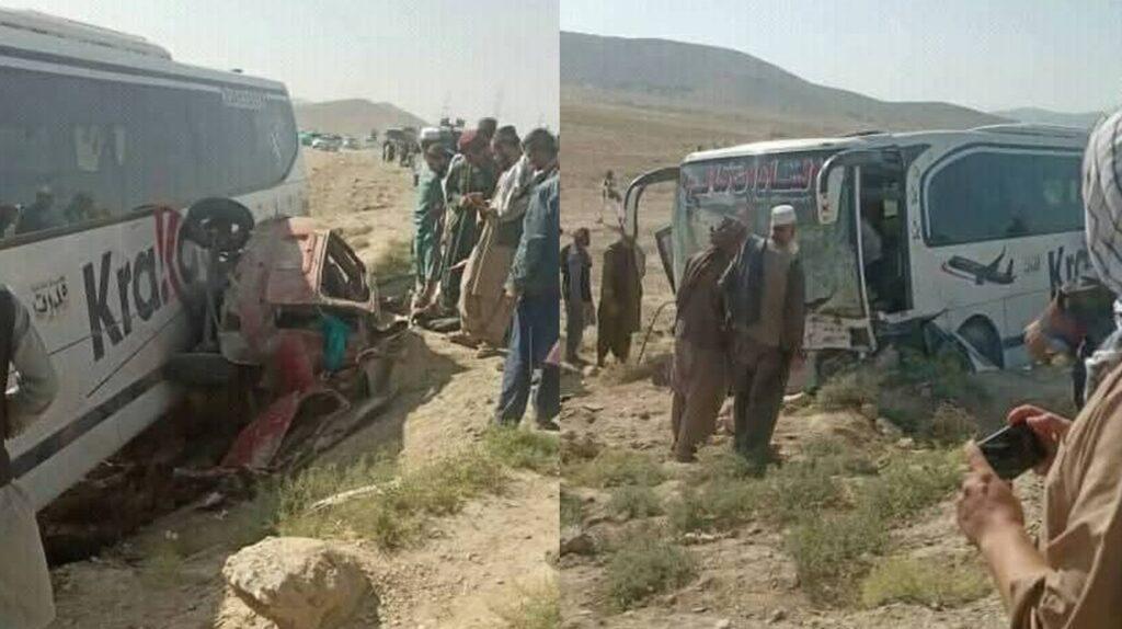 رویداد ترافیکی در غزنی جان شش عضو یک خانواده را گرفت