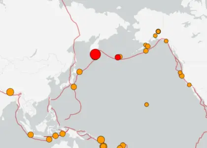 د روسیې په کامچاتکا سیمه کې د ریښتر په کچه ۷.۴ درجه زلزله شوې