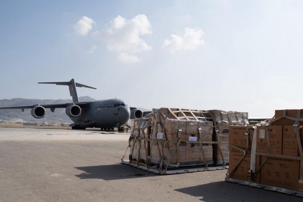 دهمین محمولۀ کمک‌های بشردوستانه قطر به کابل رسید