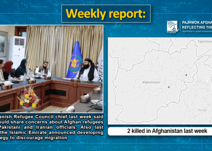 2 killed in Afghanistan last week