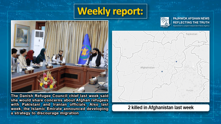 2 killed in Afghanistan last week
