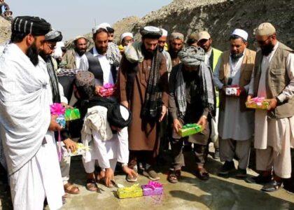 خوست کې د دوو رغنیزو پروژو چارې پیل شوې