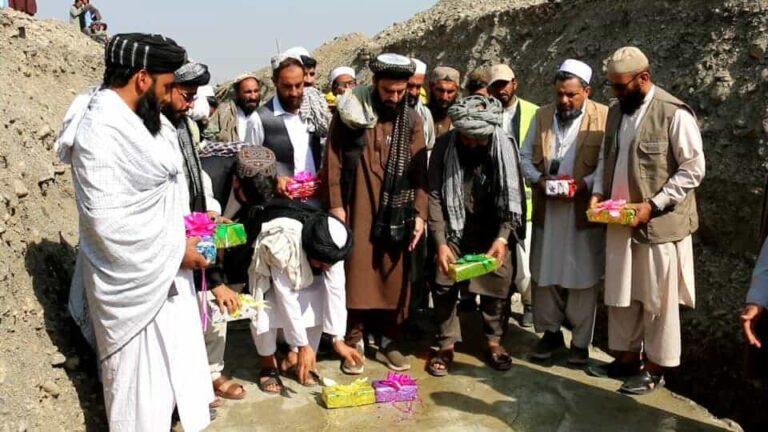 خوست کې د دوو رغنیزو پروژو چارې پیل شوې
