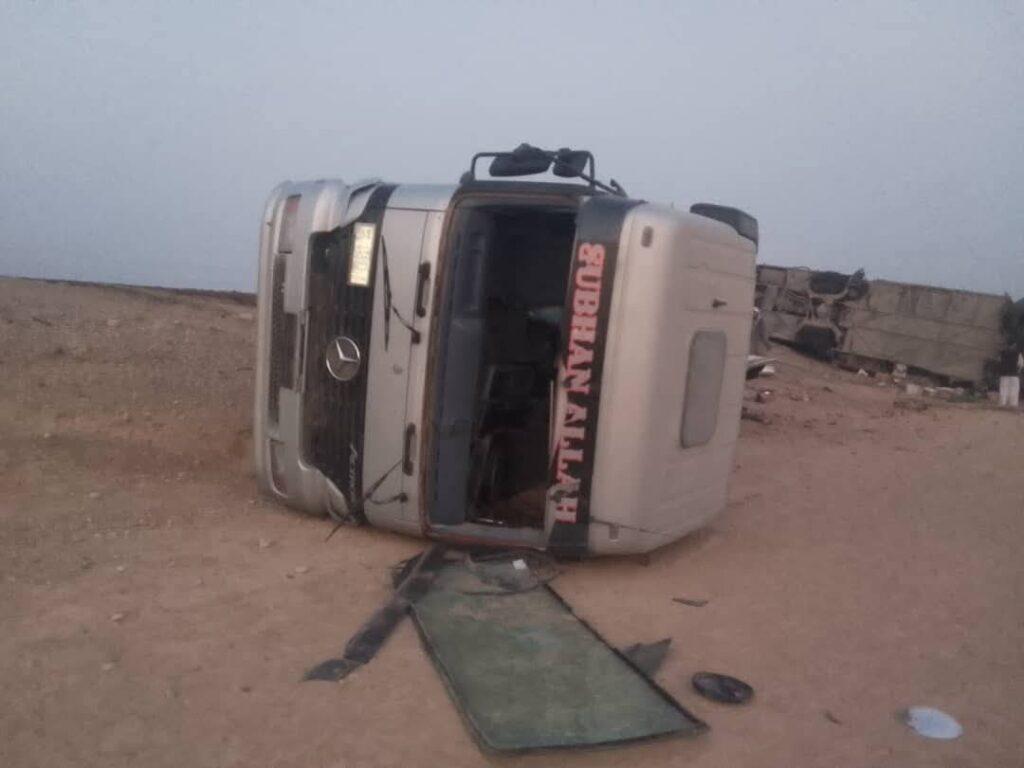 در پی یک رویداد ترافیکی در سمنگان نه تن زخمی شدند