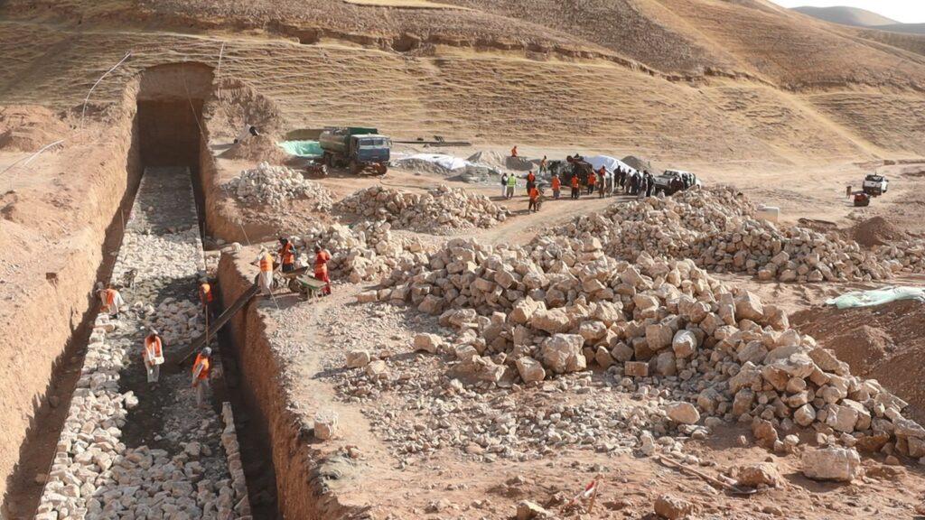 کار ساخت یک چک‌دیم به هزینۀ شش میلیون افغانی در جوزجان آغاز شد