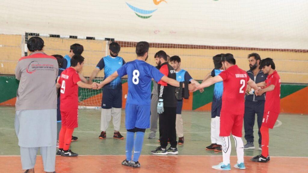 غزني کې د نابینایانو د فوټسال غوراوي سیالۍ پیل شوې