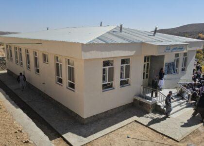 Building for clinic constructed with public support in Ghazni