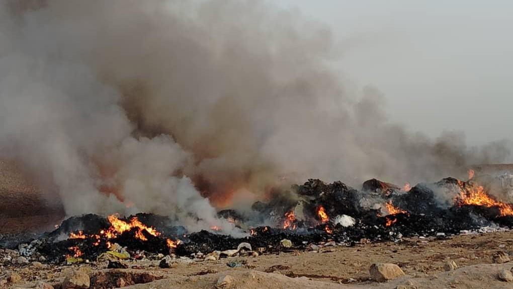 ده‌ها تُن دوا و مواد خوراکی تاریخ‌گذشته در هرات حریق شد