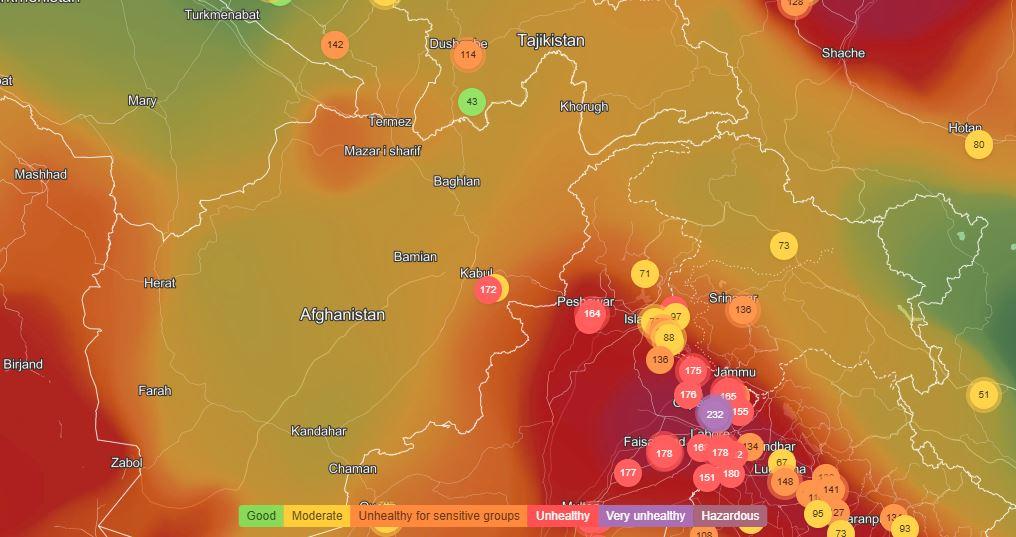 Kabul air quality ranks second most polluted: IQAir