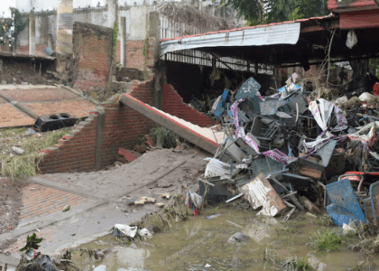 بارنده‌گی‌های شدید در مکسیکو جان دست‌کم ۴۴ تن را گرفت