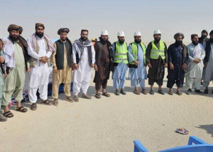 کار ساخت یک توقف‌گاه معیاری برای موترهای باربری در نیمروز آغاز شد