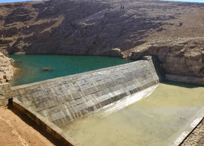 کار ساخت یک چک‌دیم در غور تکمیل و مورد بهره‌برداری قرار گرفت